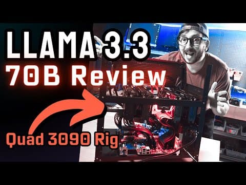 Llama 3.3 70B - THE BEST LOCAL AI YET! thumbnail