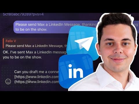 How I Built My LinkedIn Virtual Assistant - Interview with Full Stack AI Engineer thumbnail