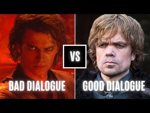 Bad Dialogue vs Good Dialogue (Writing Advice) thumbnail