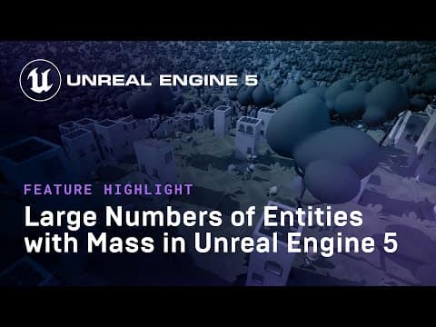 How Does the Mass Framework in UE5 Enable Agent Simulation? thumbnail