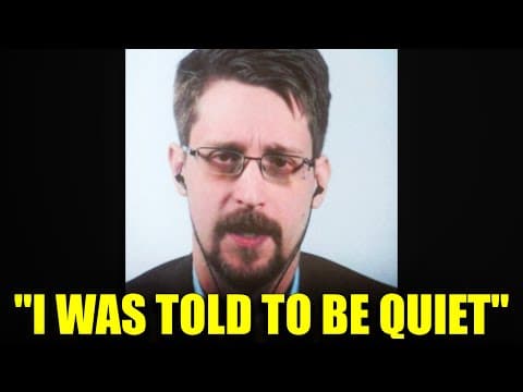 "No One's Prepared For What's Coming!" - Edward Snowden thumbnail
