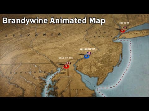 Battle of Brandywine | Animated Battle Map thumbnail