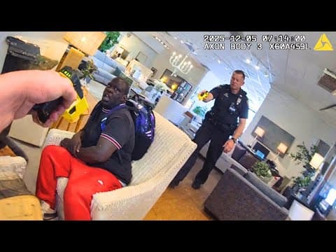 Police Take Down 300-Pound-Man After He Refuses To ID Himself And Runs thumbnail