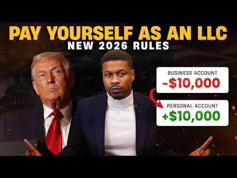 How to Pay Yourself as an LLC in 2026 (NEW UPDATE!) thumbnail