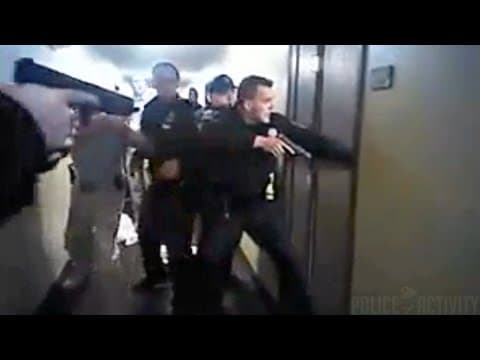 Bodycam Shows Intense Moments Of Chase Suspect Takedown thumbnail