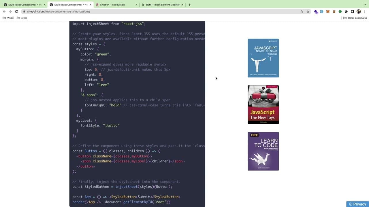 YouTube video player