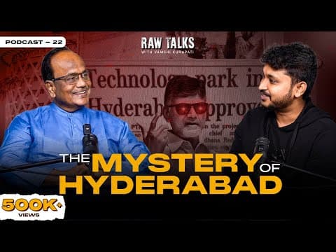Raw Talks| Mystery of Hyderabad| Hitech City History | Untold Story JA Chowdary |Telugu Podcast - 22 thumbnail