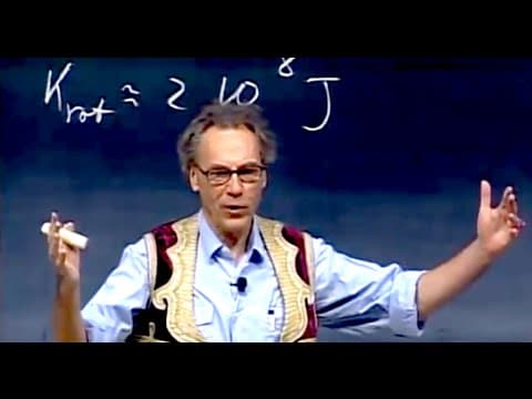8.01x - Lect 19 - Rotating Objects, Moment of Inertia, Rotational KE, Neutron Stars thumbnail
