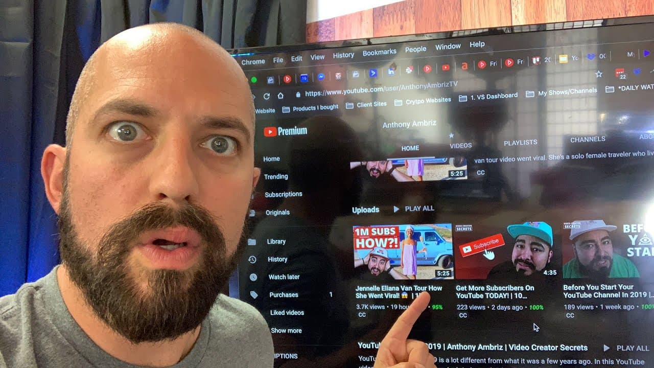YouTube video player