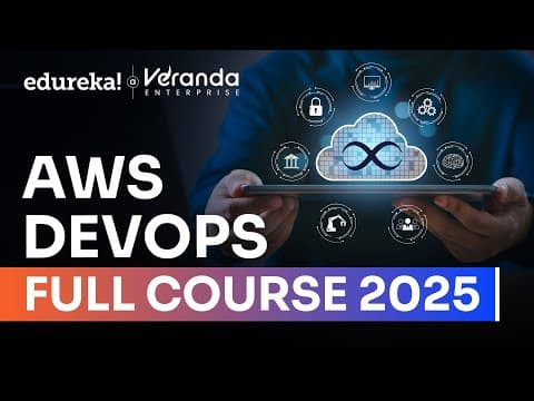 AWS DevOps Full Course [ 2025 ] | AWS DevOps Tutorial For Beginners | AWS DevOps Training | Edureka thumbnail