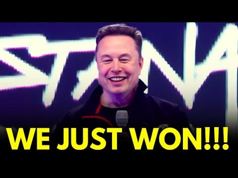 Elon Musk Just Dropped His BIGGEST Tesla Bombshell! thumbnail