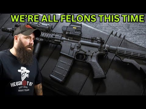 The ATF Just Turned Millions of Gun Owners into Felons- AGAIN thumbnail