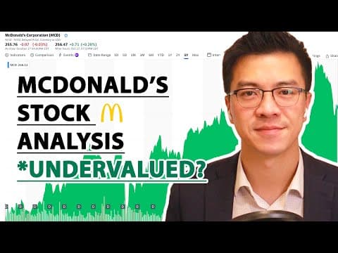 Is McDonald's (MCD) Stock Undervalued? Buy Now? thumbnail
