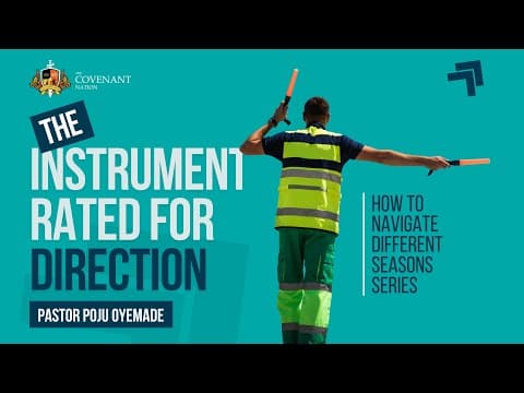 THE INSTRUMENT RATED FOR DIRECTION || 3RD SERVICE || 7TH SEPTEMBER 2025 || PASTOR POJU OYEMADE thumbnail
