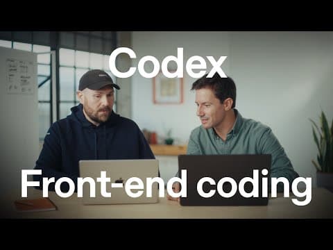 Build beautiful frontends with OpenAI Codex thumbnail