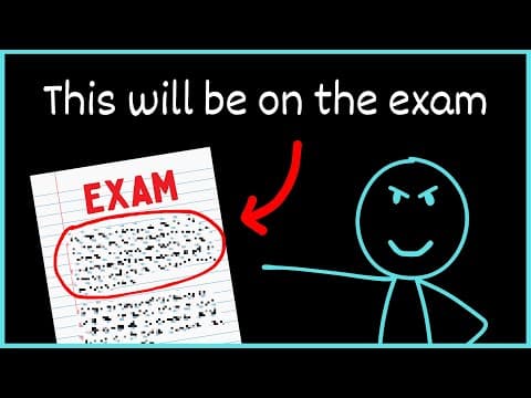 How to figure out what will be on the exam thumbnail