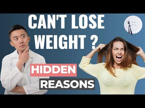 Top 5 Hidden Reasons You Can't Lose Weight | It's not diet and exercise thumbnail