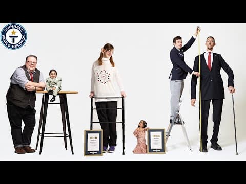 TALLEST and SMALLEST go 'Head-to-Head' | Guinness World Records thumbnail
