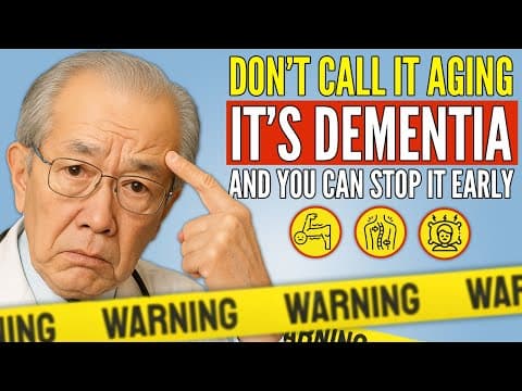Japan's Oldest Doctor: 10 Early Signs of Dementia You Should NEVER Ignore After 60! thumbnail