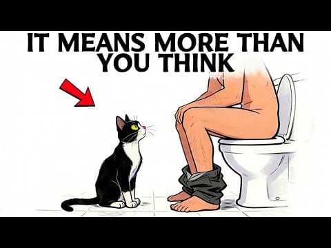 If Your Cat Follows You to the Bathroom, They’re Trying to Tell You This… thumbnail