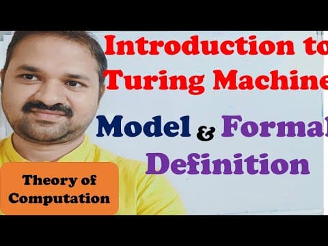 Introduction to Turing Machine || Formal Definition || Model || FLAT || TOC || Theory of Computation thumbnail
