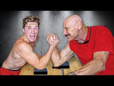 I Trained Like a Pro Arm Wrestler for 24 Hours thumbnail