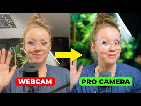 Turn Your DSLR or Mirrorless Camera into a Pro Webcam Setup for Livestreaming thumbnail
