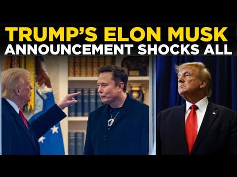 TRUMP VS Elon Musk LIVE | Trump’s Shocking Decision on Elon Musk Leaves Cabinet Stunned | US NEWS thumbnail