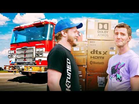 I Turned My Fire Truck into a Home Theater thumbnail