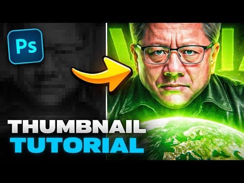 How I Made This Thumbnail in Photoshop! thumbnail