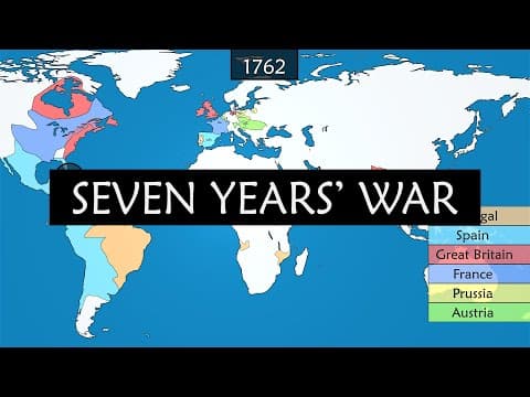 Seven Years' War - Summary on a Map thumbnail