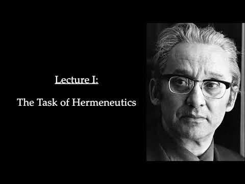 Philosophical & Theological Hermeneutics - Paul Ricoeur (1973) thumbnail