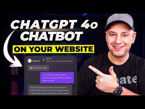 How to add a GPT-4o assistant to your website? thumbnail
