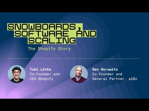 Snowboards, software, and scaling (with Shopify CEO) thumbnail