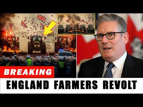 1 MINUTE AGO: 1,975 Tractors Freeze London - Who Is Britain Really Serving? | News UK thumbnail