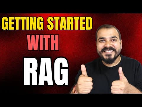 Introduction To Undertsanding RAG(Retrieval-Augmented Generation) thumbnail