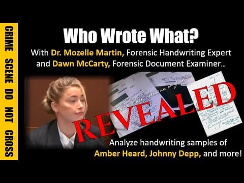 Who wrote what on the "mirror", Amber Heard or Johnny Depp? thumbnail