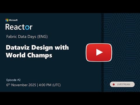 Fabric Data Days - Dataviz Design with World Champs thumbnail