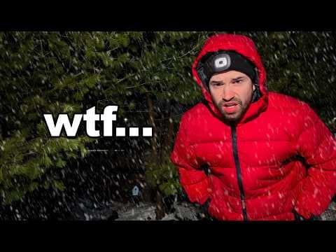 extreme solo winter camping in my mommy's backyard thumbnail