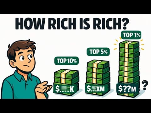 How Much Money You Actually Need To Be ‘Rich’ in 2025 (TOP 10%, 5%, 1%) thumbnail