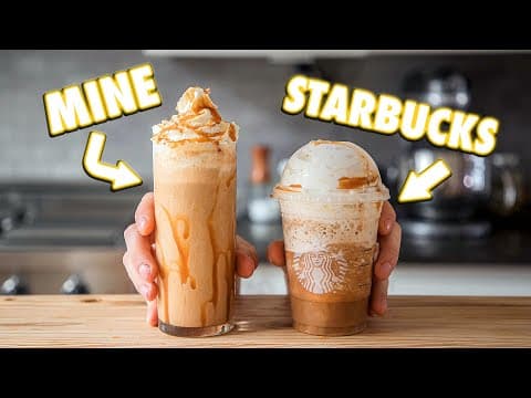 Making Starbucks Drinks At Home | But Better thumbnail