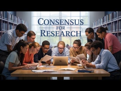 Master Literature Reviews with Consensus AI thumbnail