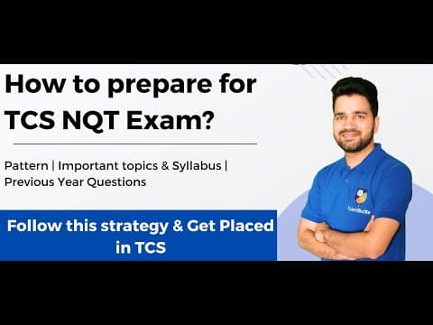 How to Prepare for TCS NQT Off Campus (2026, 2025, 2024 Batch) Pattern & Syllabus| thumbnail