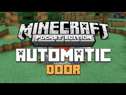 How to Create an Automatic TNT Door in Minecraft PE thumbnail