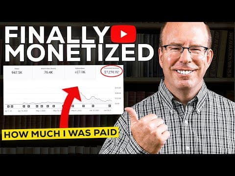 How Much Money YouTube Paid Me After 1000 Subscribers (My First 90 Days as a Monetized Creator) thumbnail