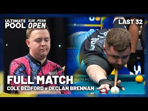 YOU CAN SEE THE FRUSTRATION | Cole Bedford v Declan Brennan | European Open | Last 32 thumbnail