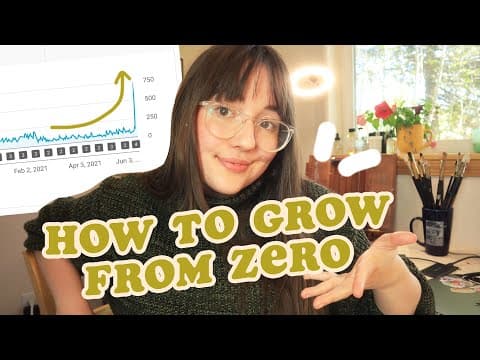 How To Grow An Art Channel Without An Audience ★ SEO for Artists thumbnail