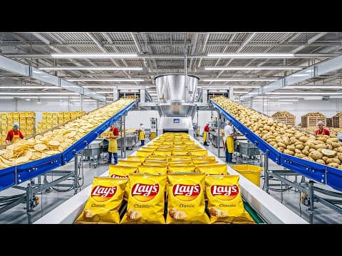 How Lay's Potato Chips Are Made In Factory thumbnail
