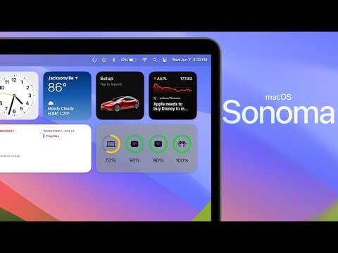 macOS Sonoma - 50+ New Features & Changes! thumbnail