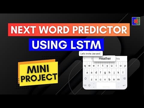 LSTM | Part 3 | Next Word Predictor Using | CampusX thumbnail